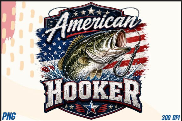 American Hooker Fishing Bass Flag PNG: A Designer's Guide