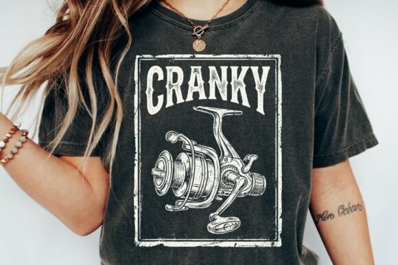 Cranky Fishing Reel Vintage Humor: A Typeface with Character