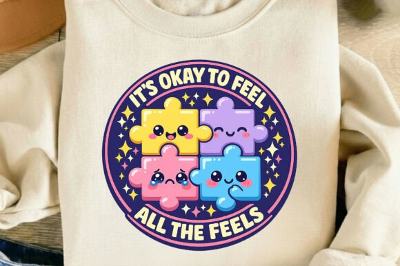 Embrace Every Emotion with Cute Puzzle Mental Health Awareness Png