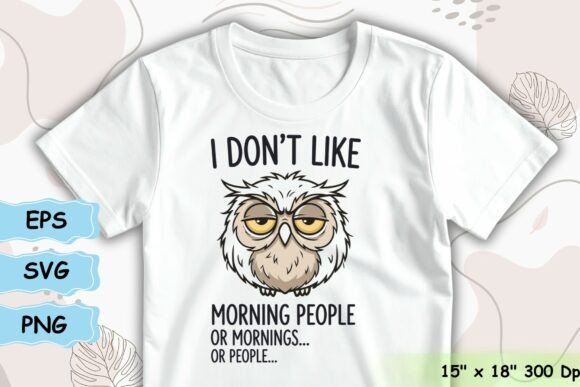 Embrace the Grumpy Owl: A Design Asset for Night Owls
