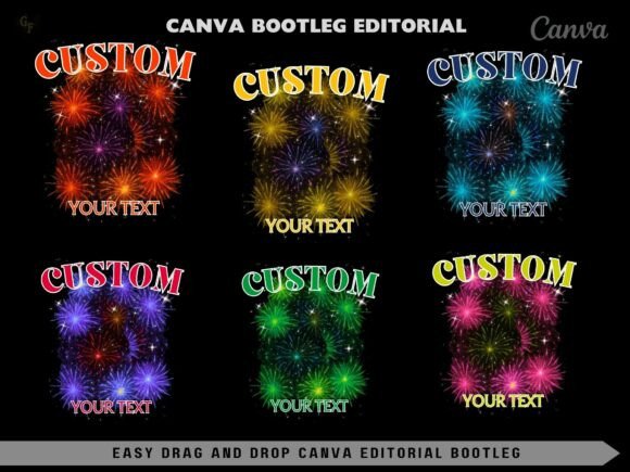 Firework Shine 6 PNG Custom Bootleg: Unleash Your Inner Designer