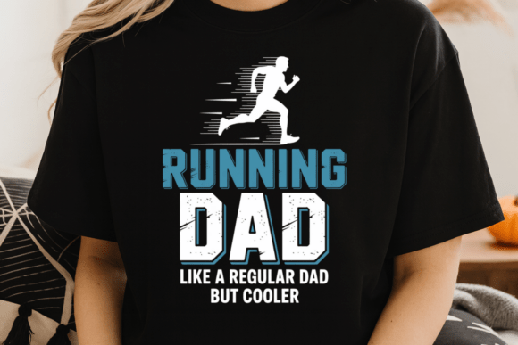 Funny Marathon Runner Dad Shirt: A Design That Moves