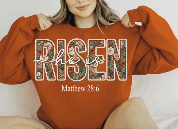 He is Risen Floral PNG: A Designer's Guide to This Faith-Based Asset