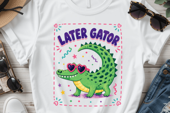 Later Gator PNG: A Playful Design for Creative Projects