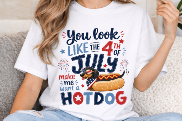 Patriotic Dachshund Hot Dog 4th of July: Unleashing Festive Fun