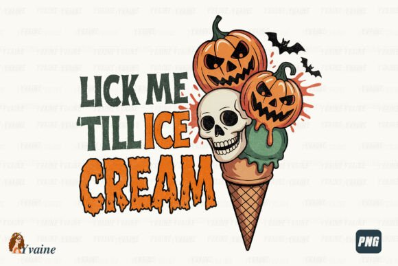 Summerween PNG: Lick Me Till Ice Cream Design Guide
