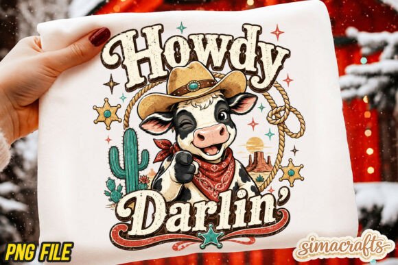 Unleash Wild West Humor with Funny Cowboy Animal Shirt PNG